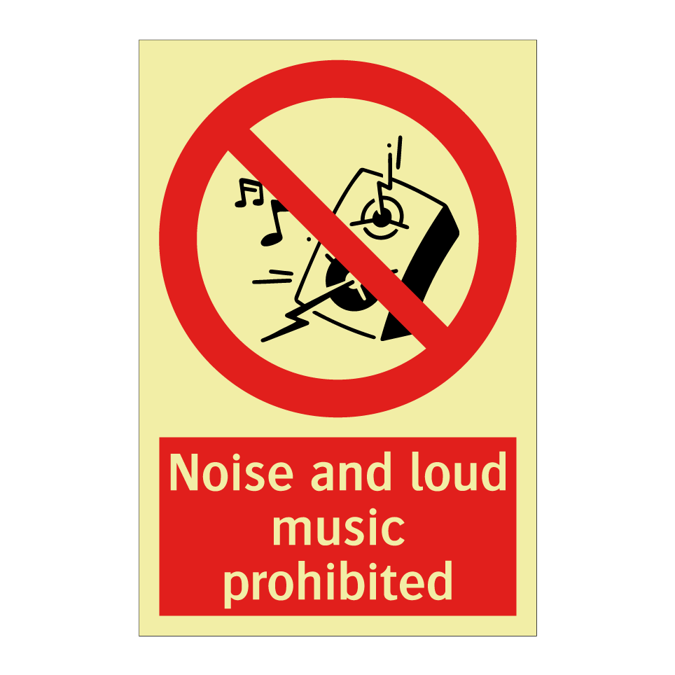 Noise and loud music prohibited