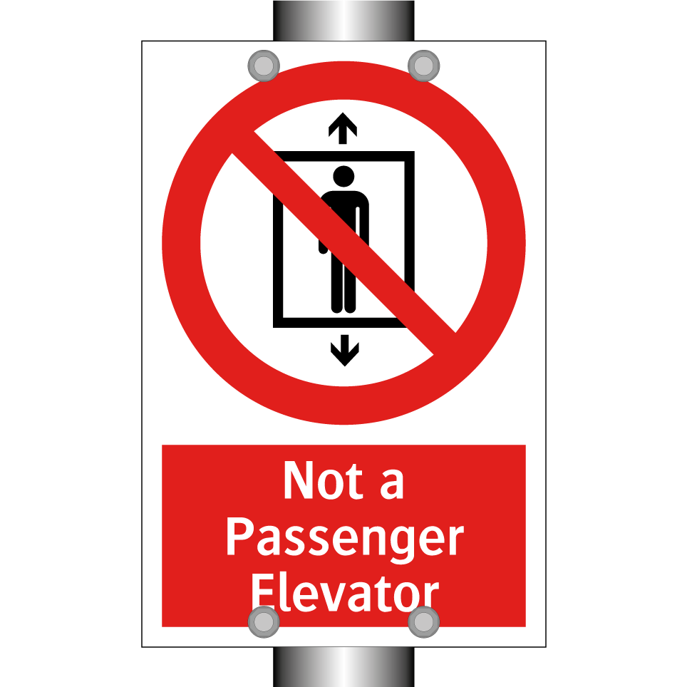 Not a Passenger Elevator