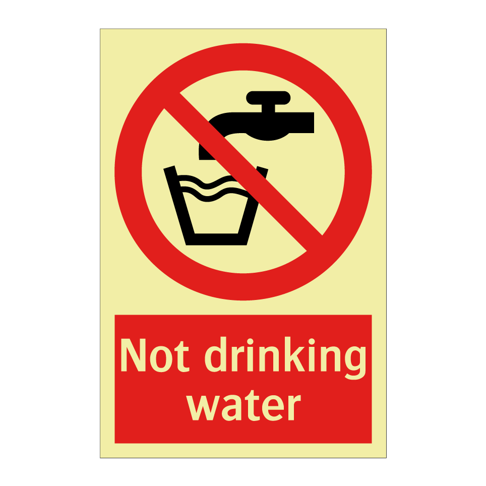 Not drinking water