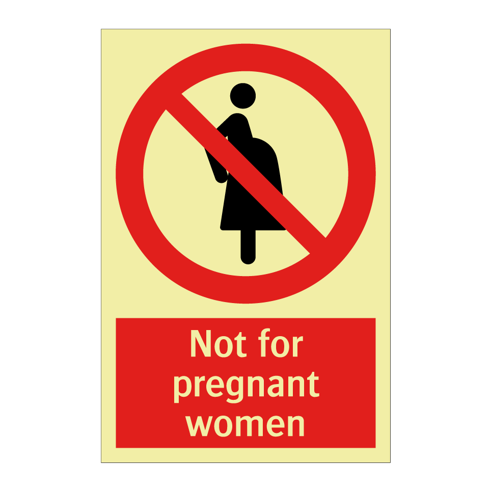 Not for pregnant women