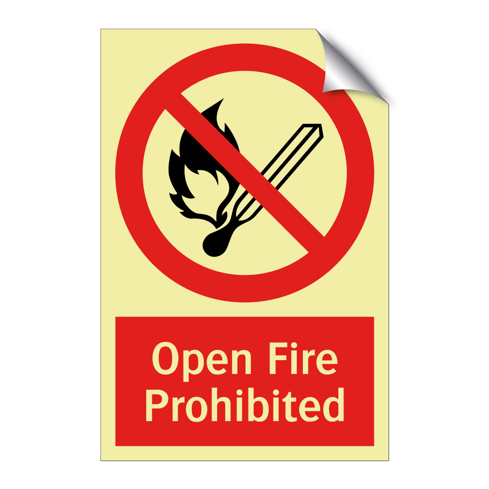 Open Fire Prohibited