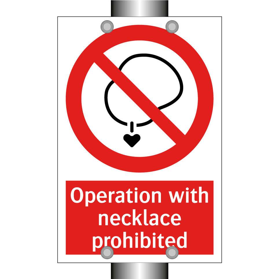 Operation with necklace prohibited
