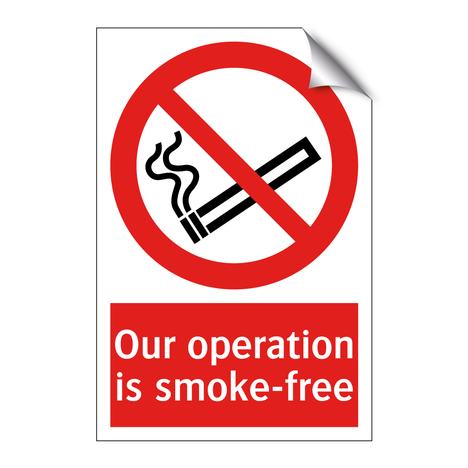 Our operation is smoke-free