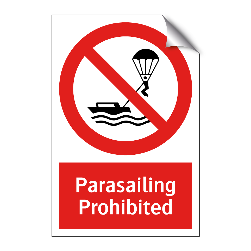 Parasailing Prohibited