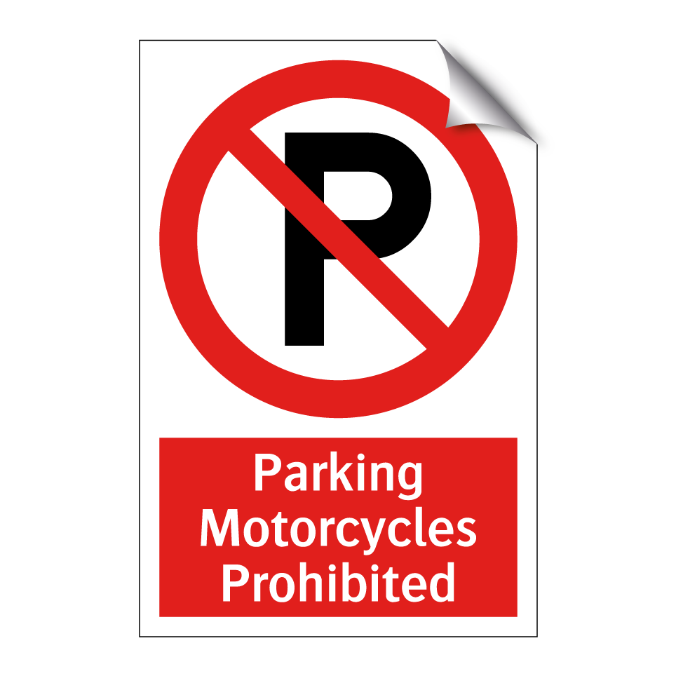 Parking Motorcycles Prohibited