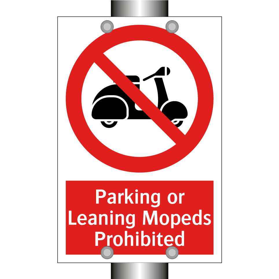 Parking or Leaning Mopeds Prohibited