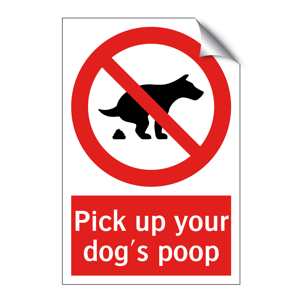 Pick up your dog's poop