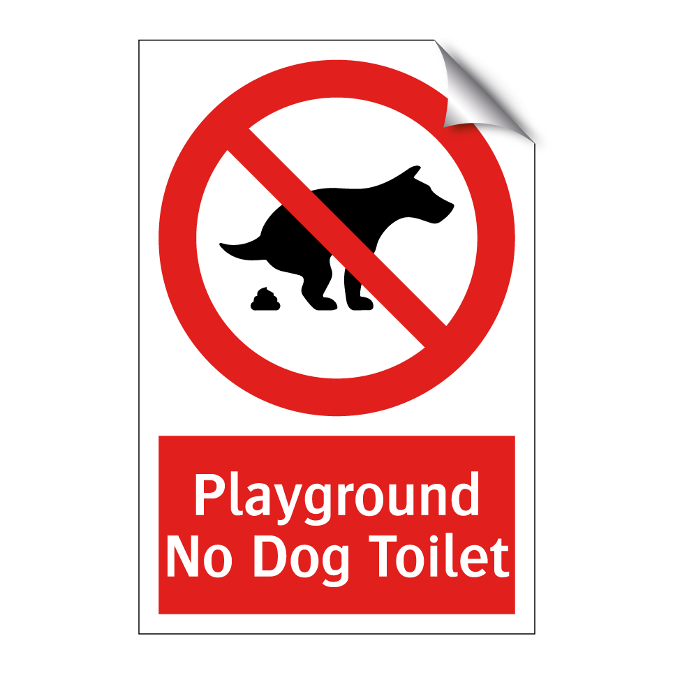 Playground No Dog Toilet