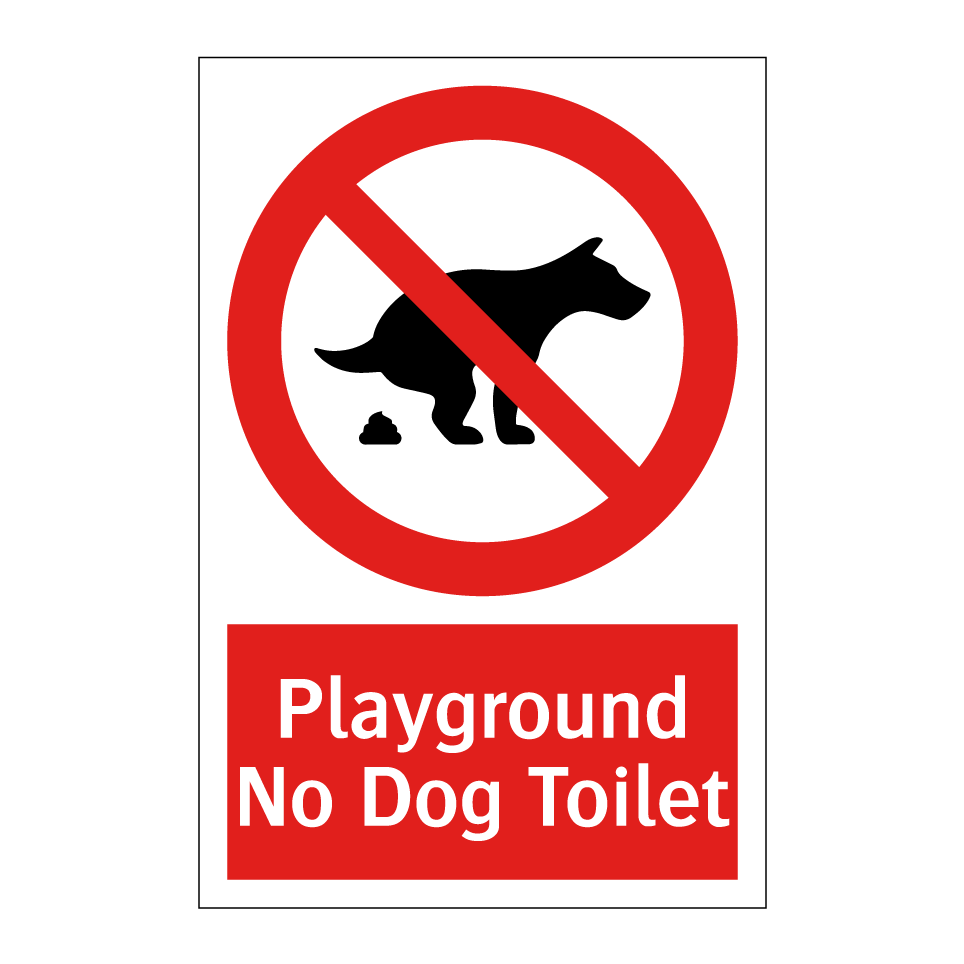 Playground No Dog Toilet