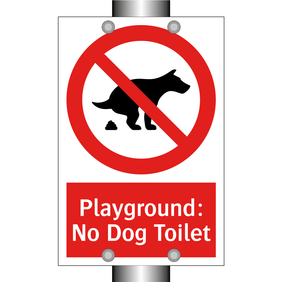 Playground: No Dog Toilet