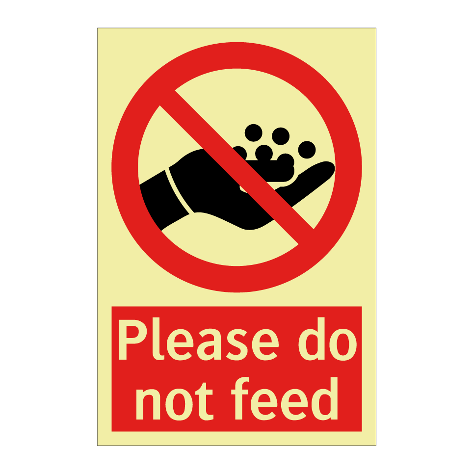 Please do not feed