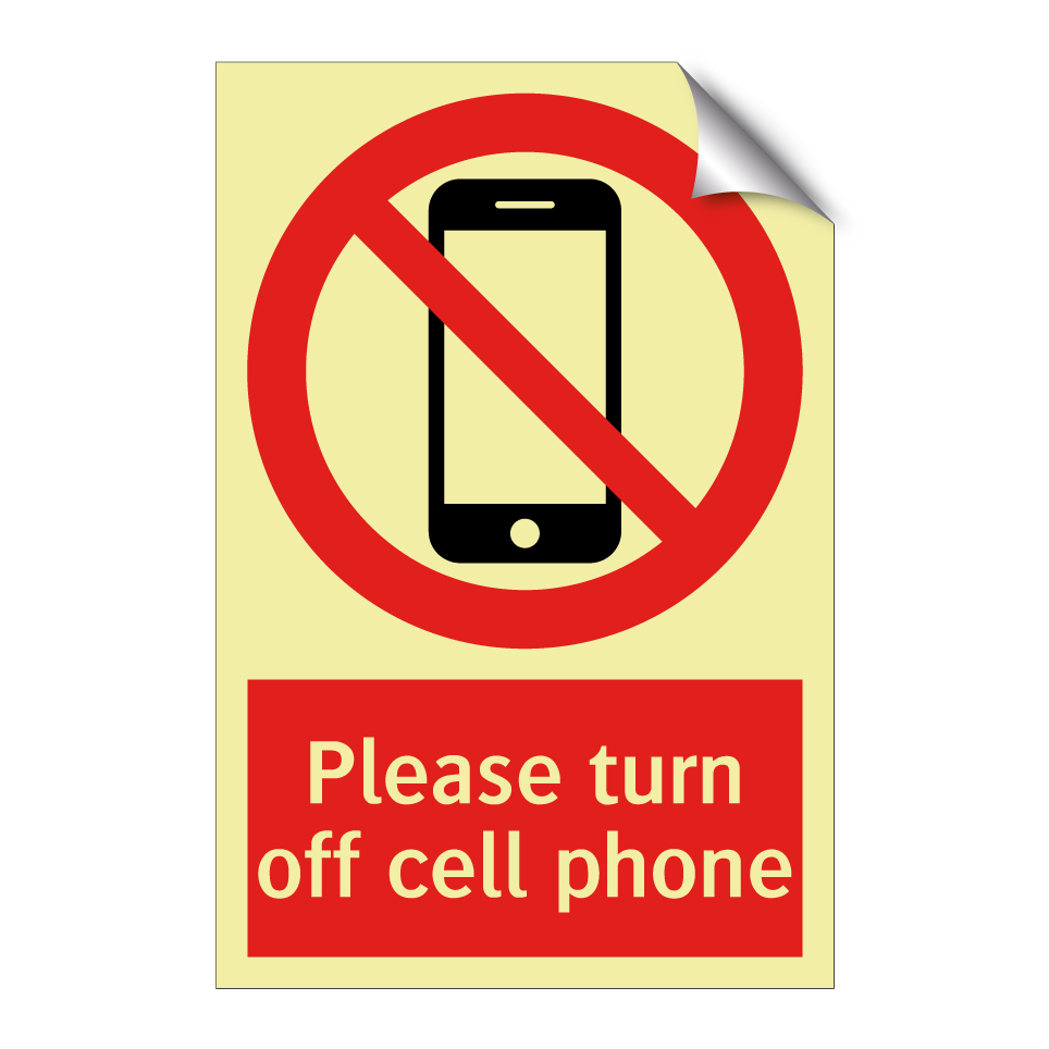 Please turn off cell phone