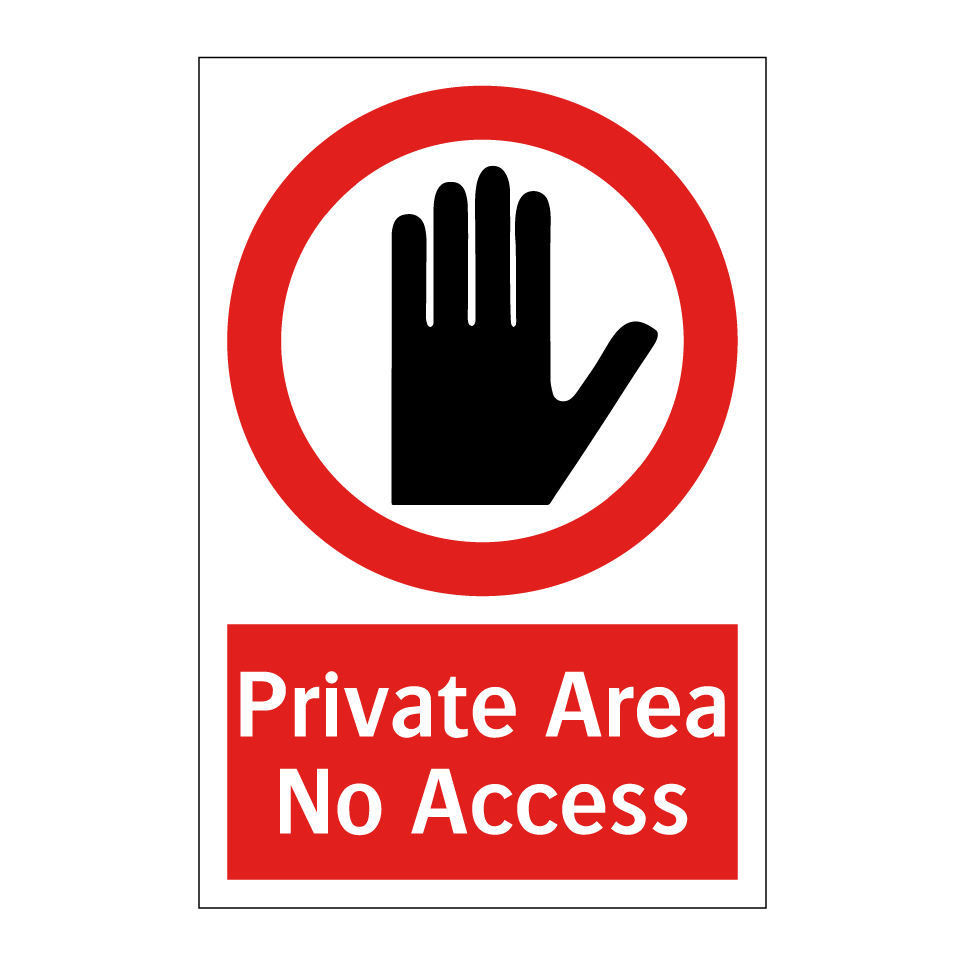 Private Area No Access