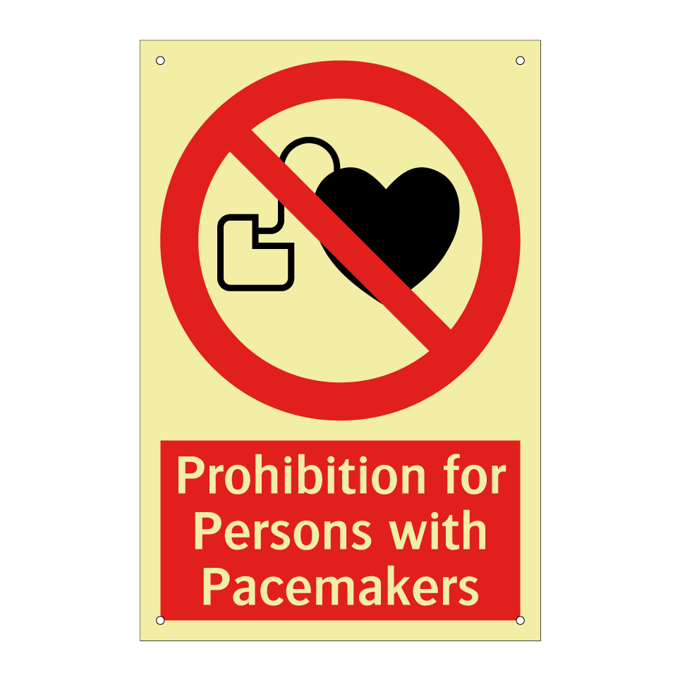 Prohibition for Persons with Pacemakers