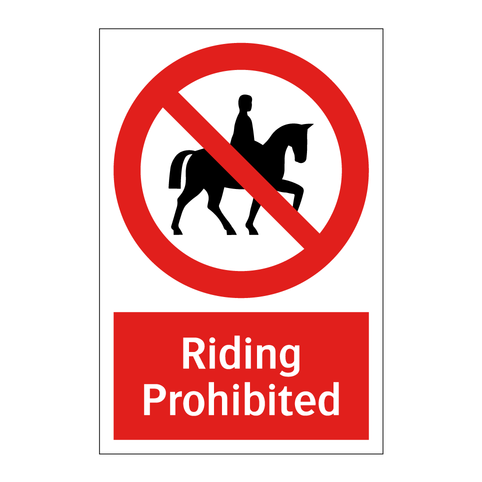 Riding Prohibited