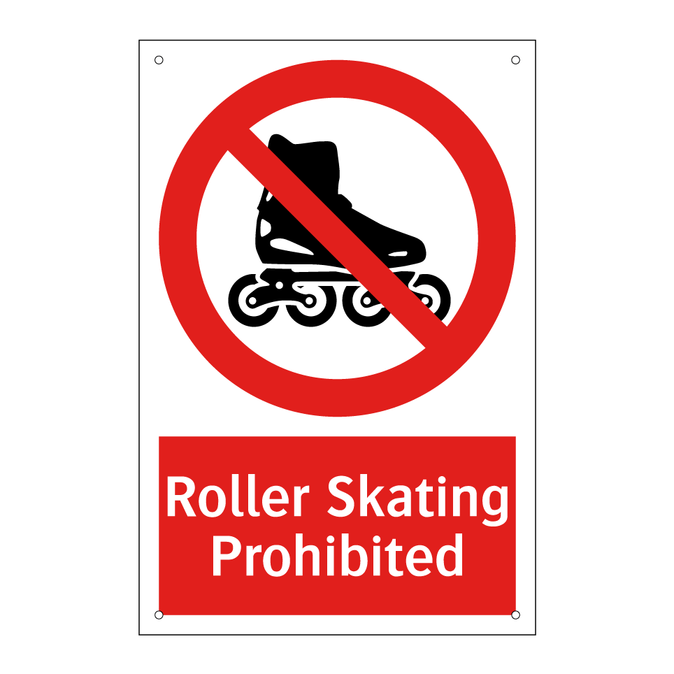 Roller Skating Prohibited