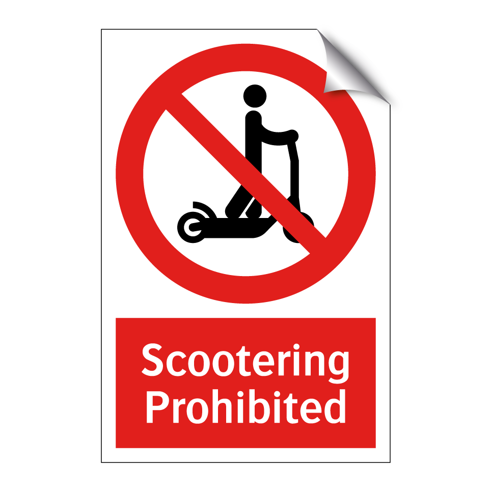 Scootering Prohibited