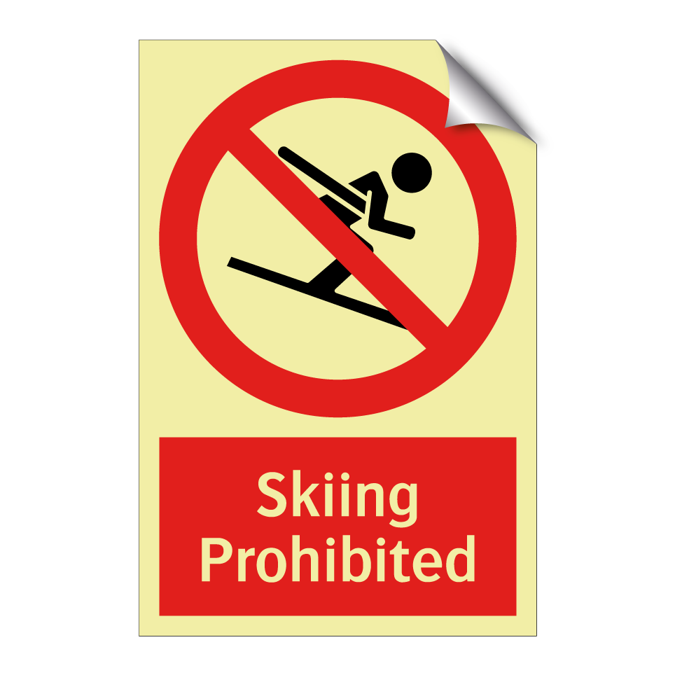 Skiing Prohibited