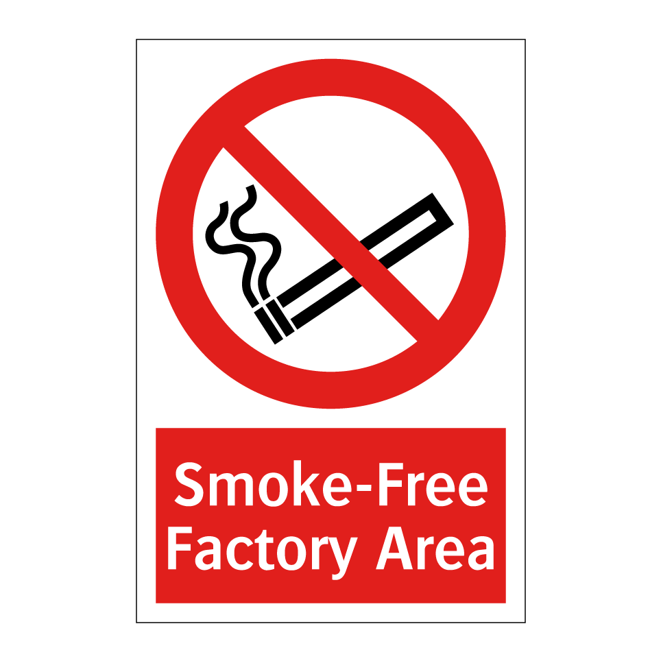 Smoke-Free Factory Area