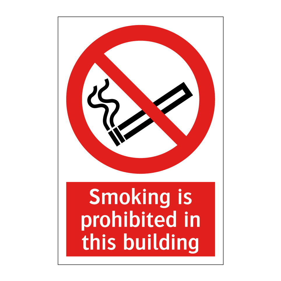 Smoking is prohibited in this building