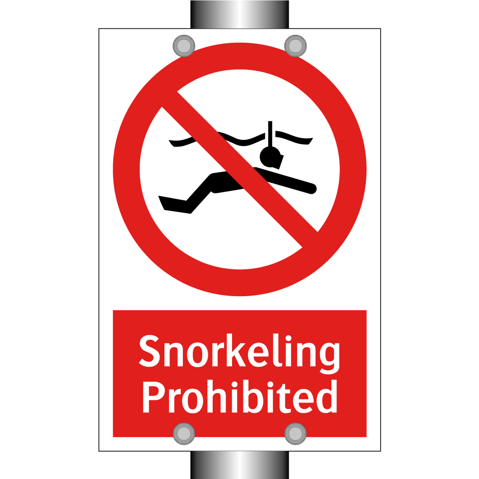 Snorkeling Prohibited