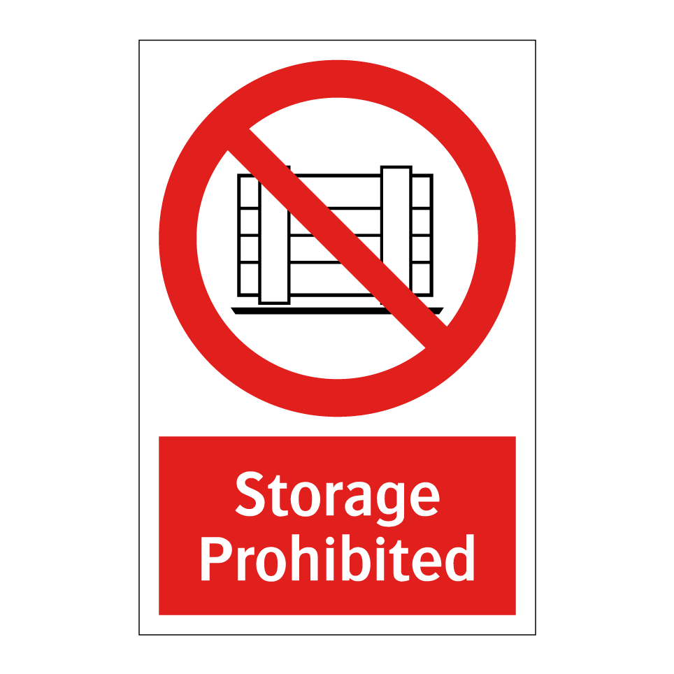 Storage Prohibited