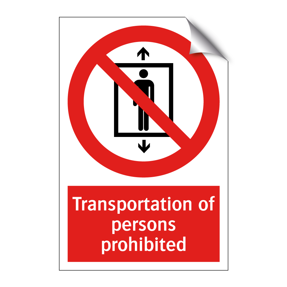 Transportation of persons prohibited
