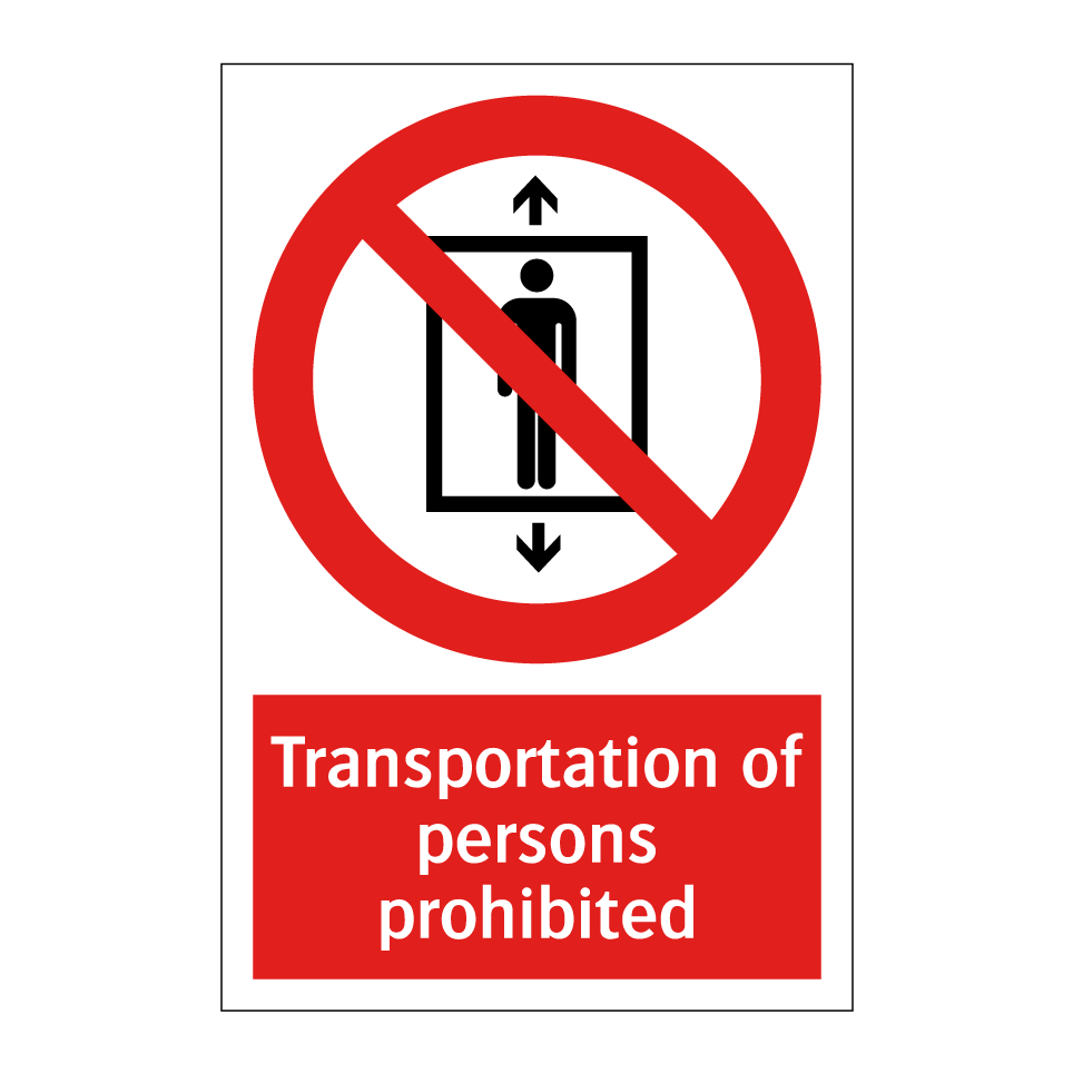 Transportation of persons prohibited