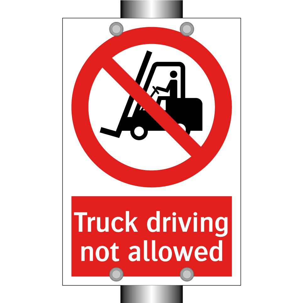 Truck driving not allowed