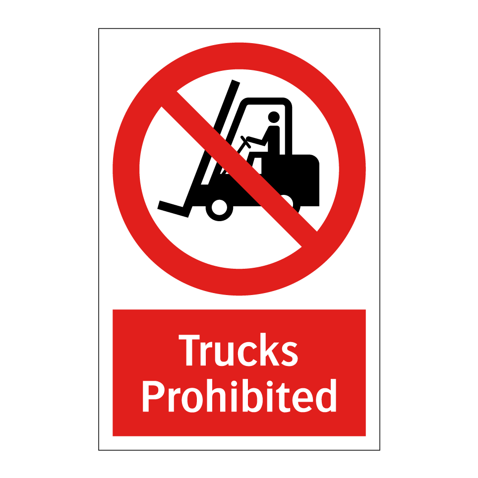 Trucks Prohibited