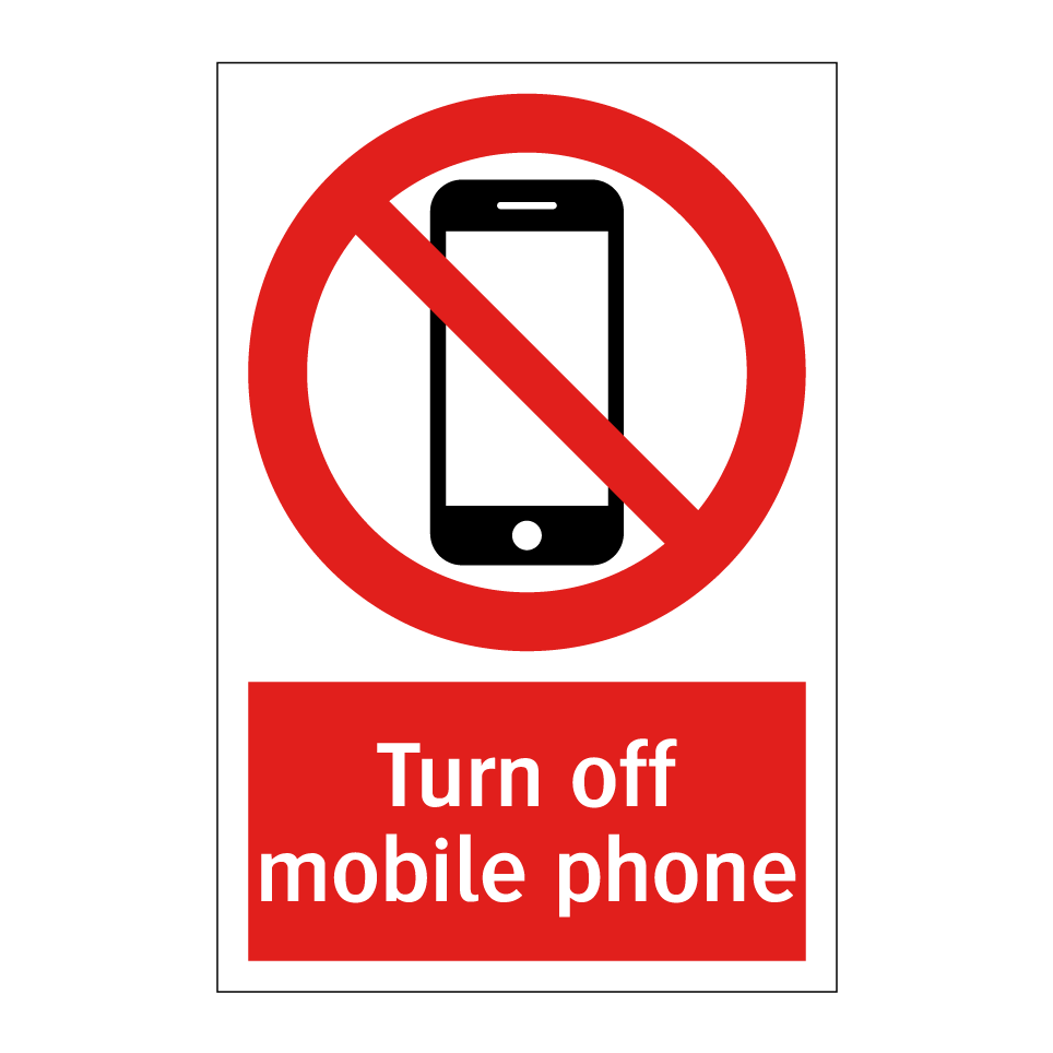 Turn off mobile phone