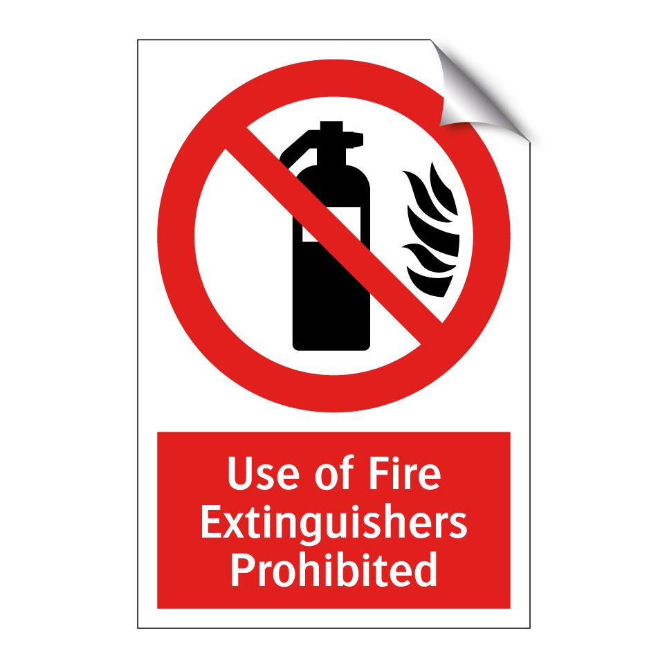Use of Fire Extinguishers Prohibited