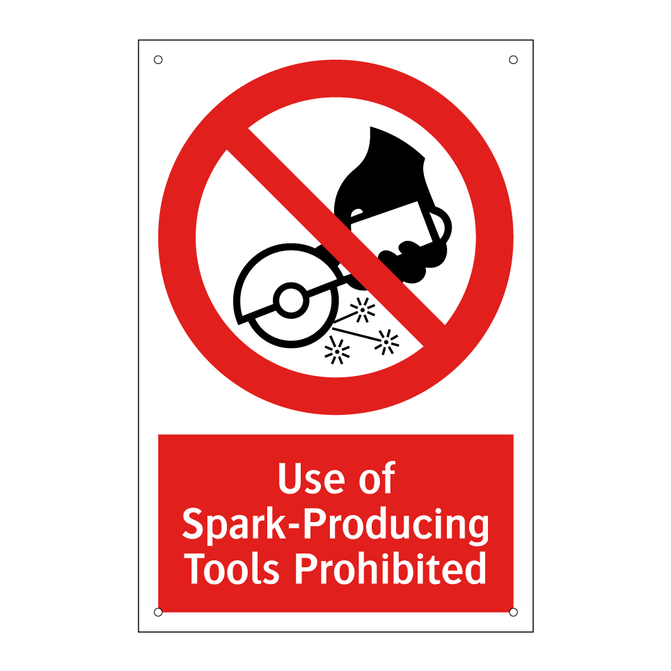 Use of Spark-Producing Tools Prohibited