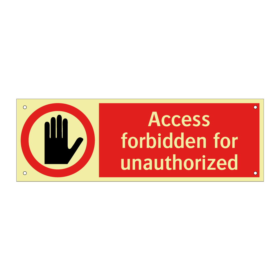 Access forbidden for unauthorized