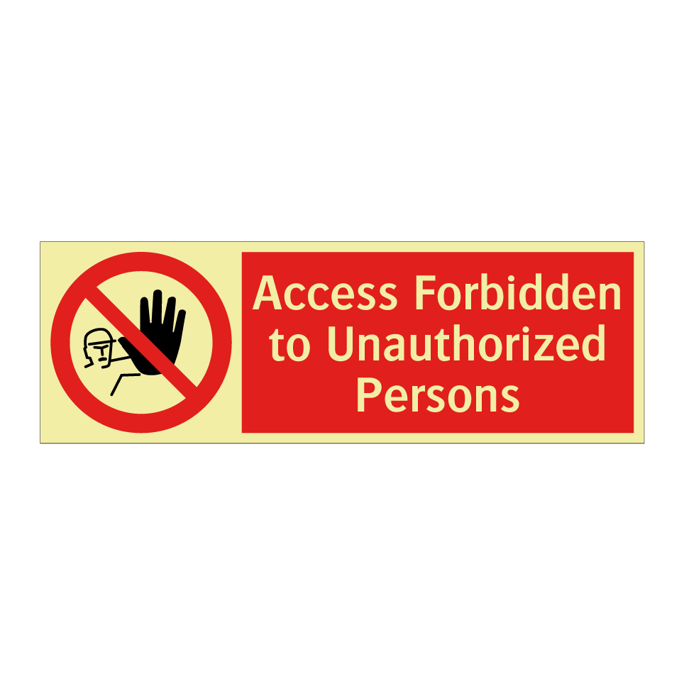 Access Forbidden to Unauthorized Persons