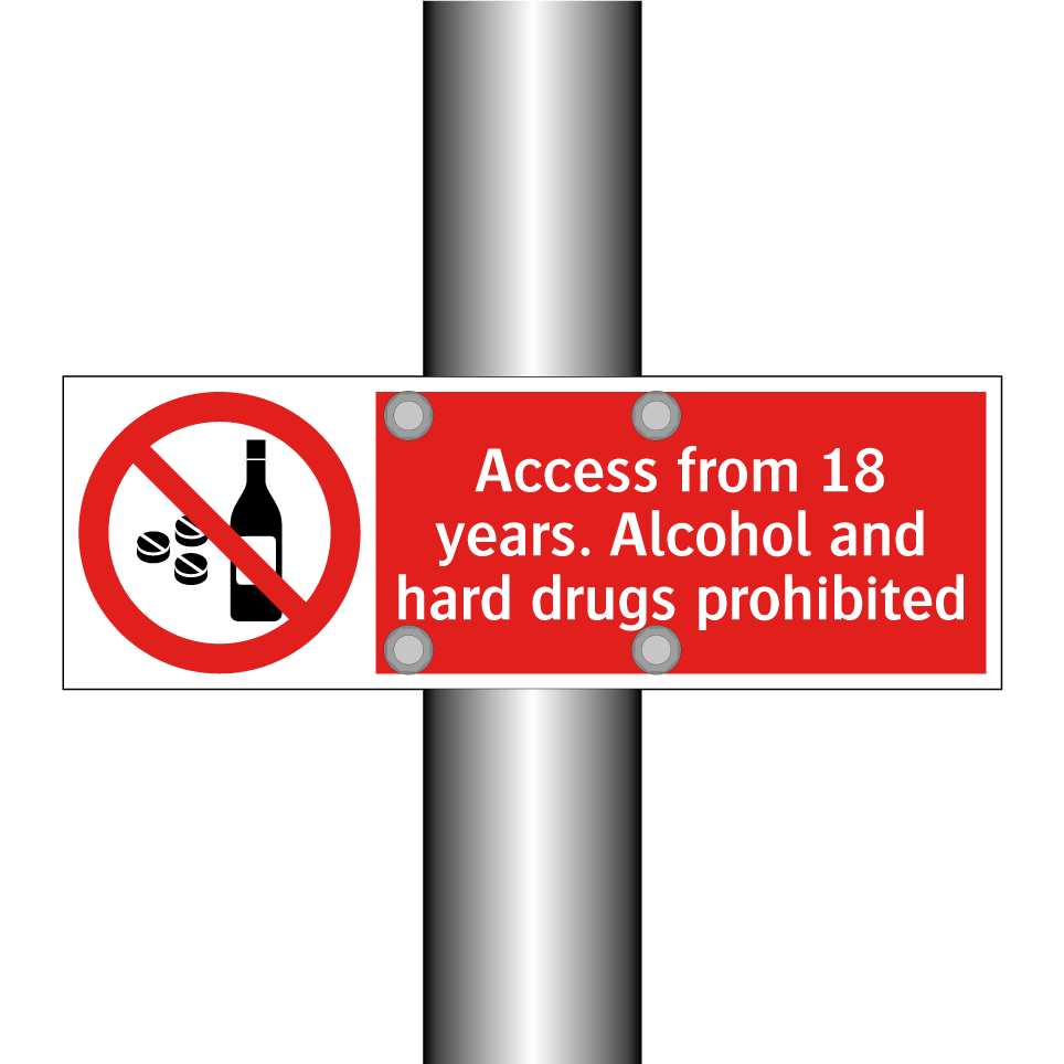 Access from 18 years. Alcohol and hard drugs prohibited