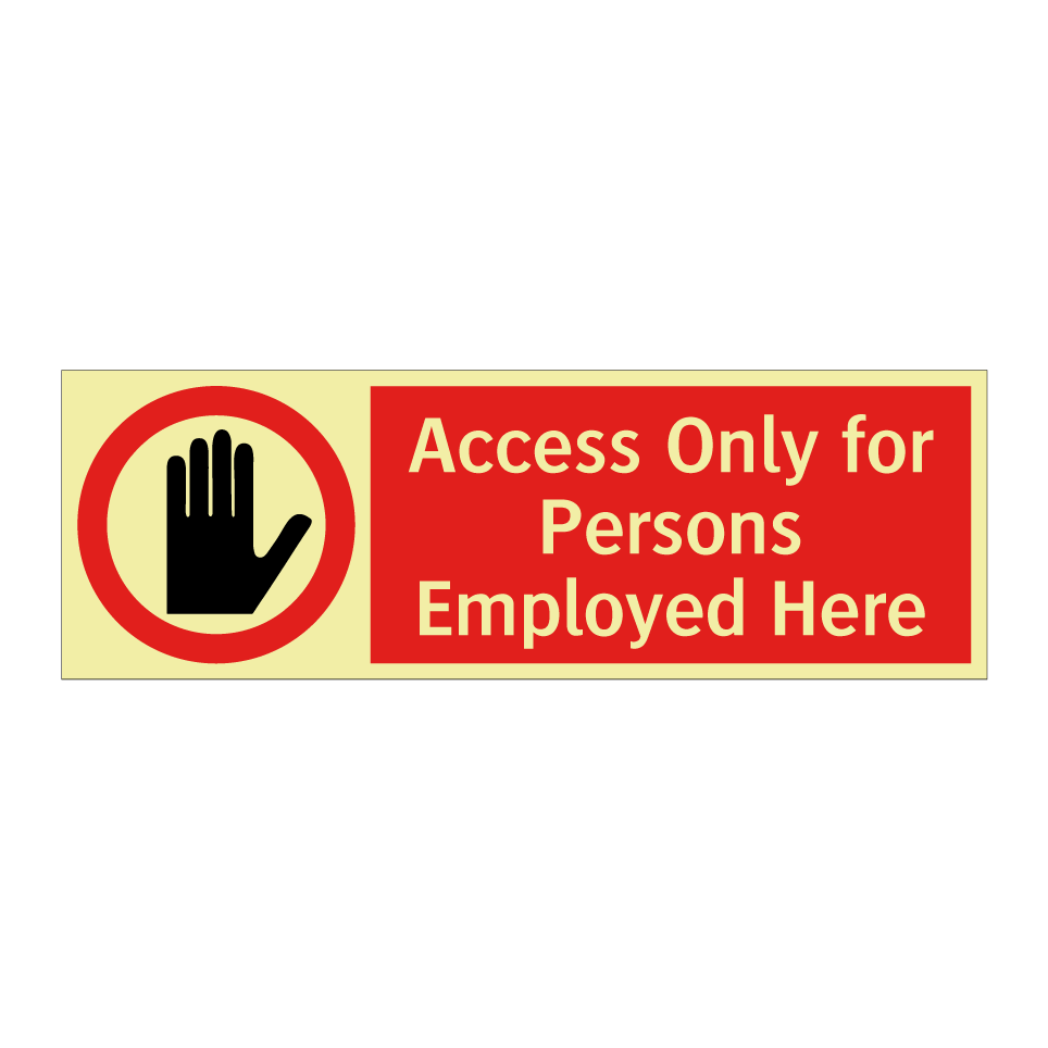 Access Only for Persons Employed Here