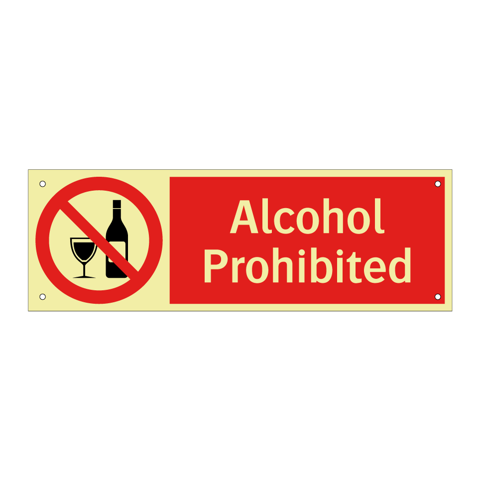 Alcohol Prohibited