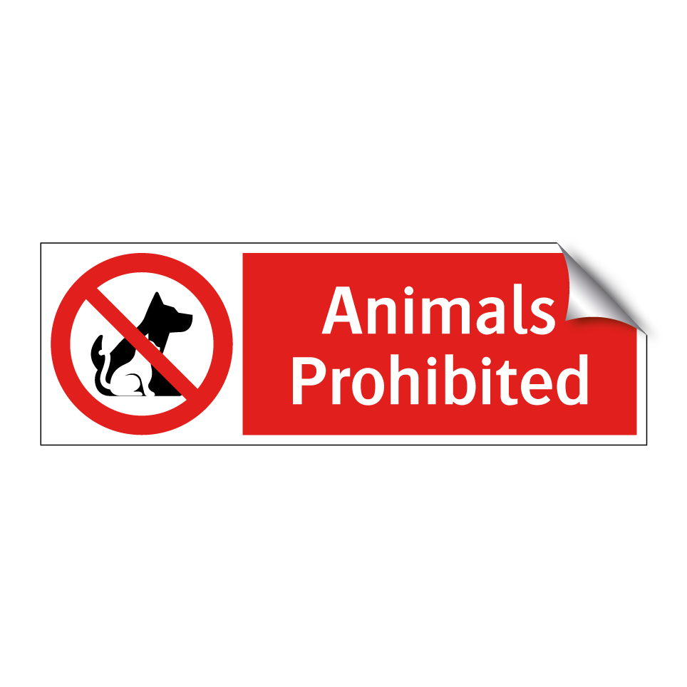 Animals Prohibited