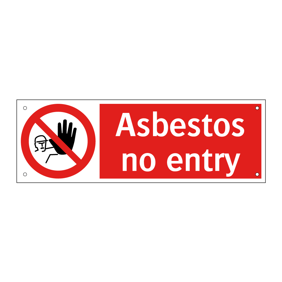 Asbestos no entry