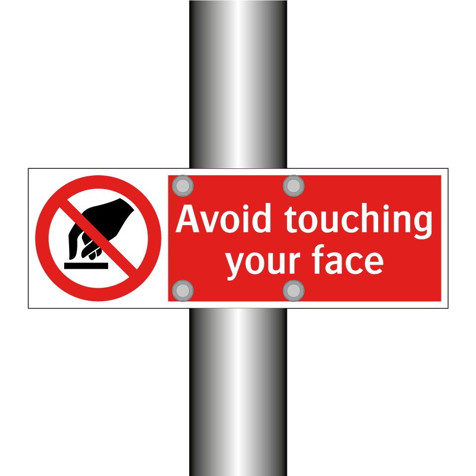 Avoid touching your face