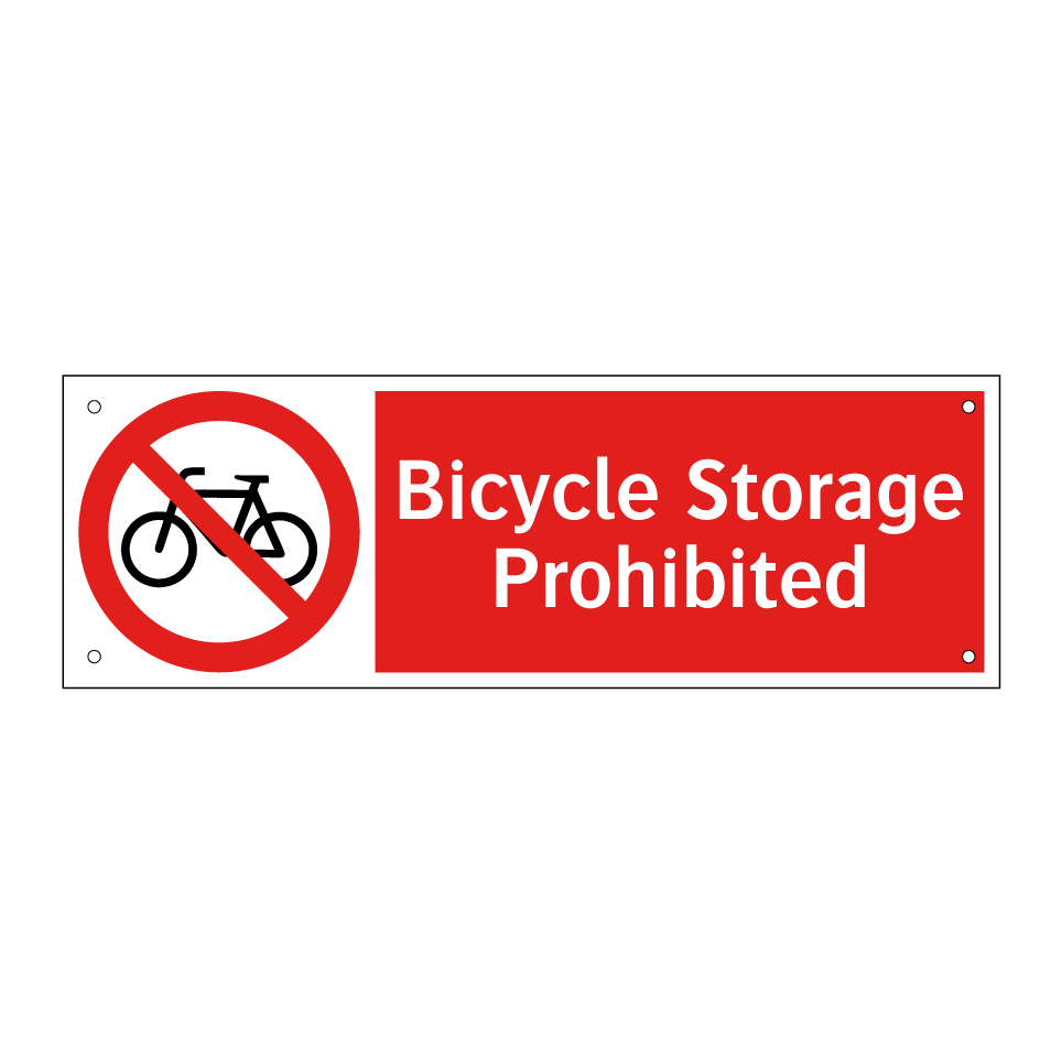 Bicycle Storage Prohibited