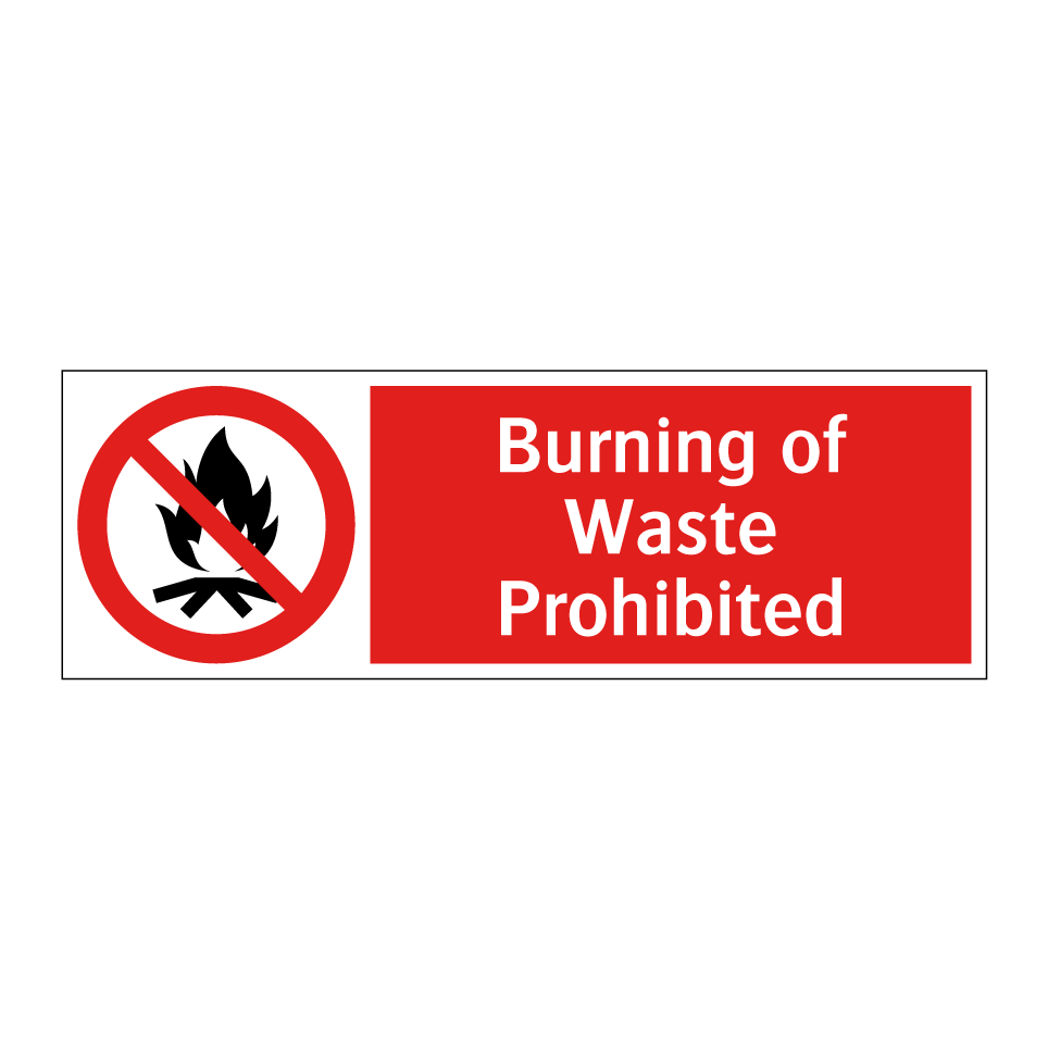 Burning of Waste Prohibited