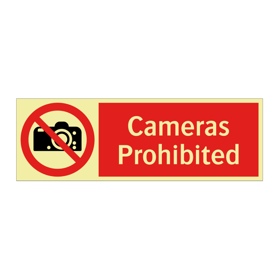 Cameras Prohibited