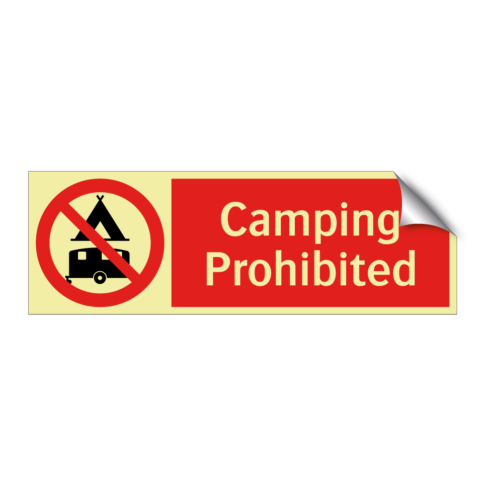 Camping Prohibited