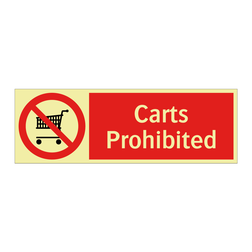 Carts Prohibited