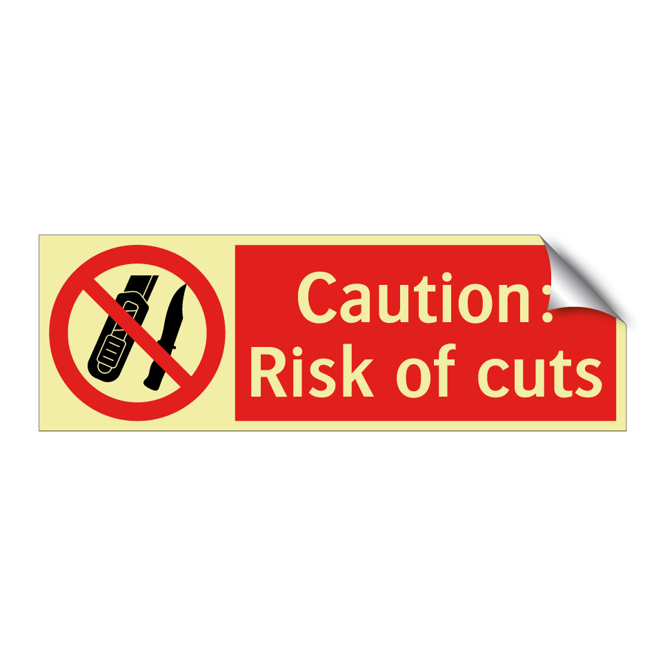 Caution: Risk of cuts