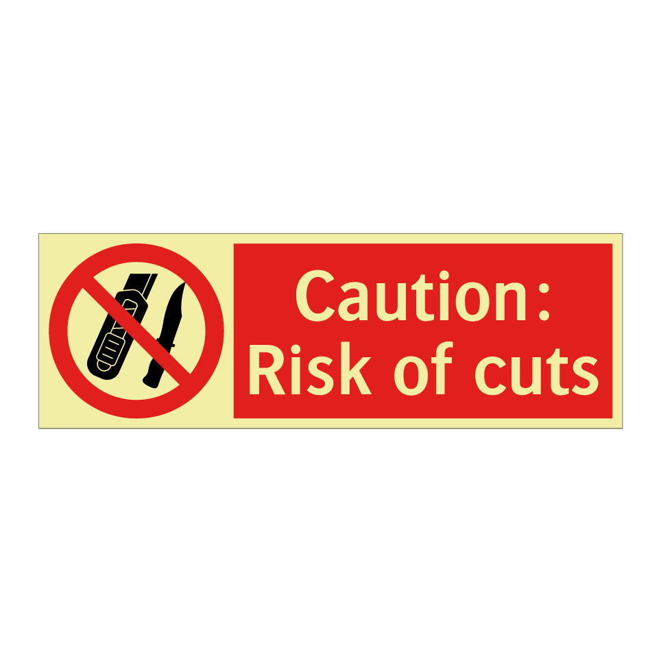Caution: Risk of cuts