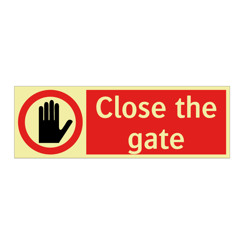 Close the gate