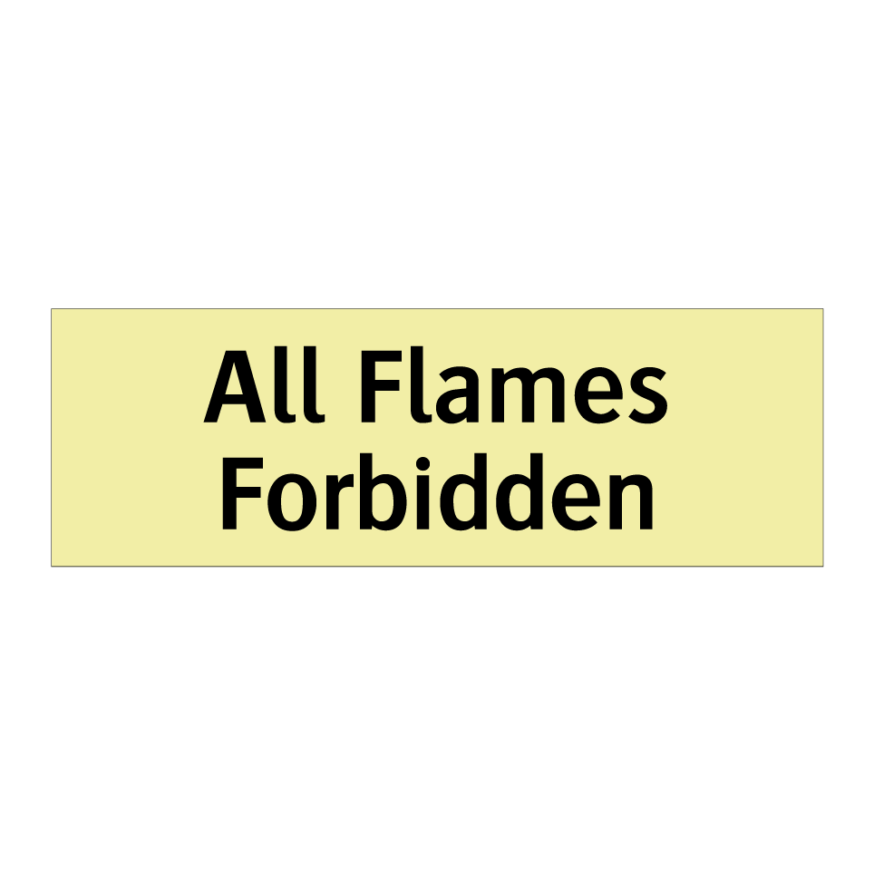 All Flames Forbidden